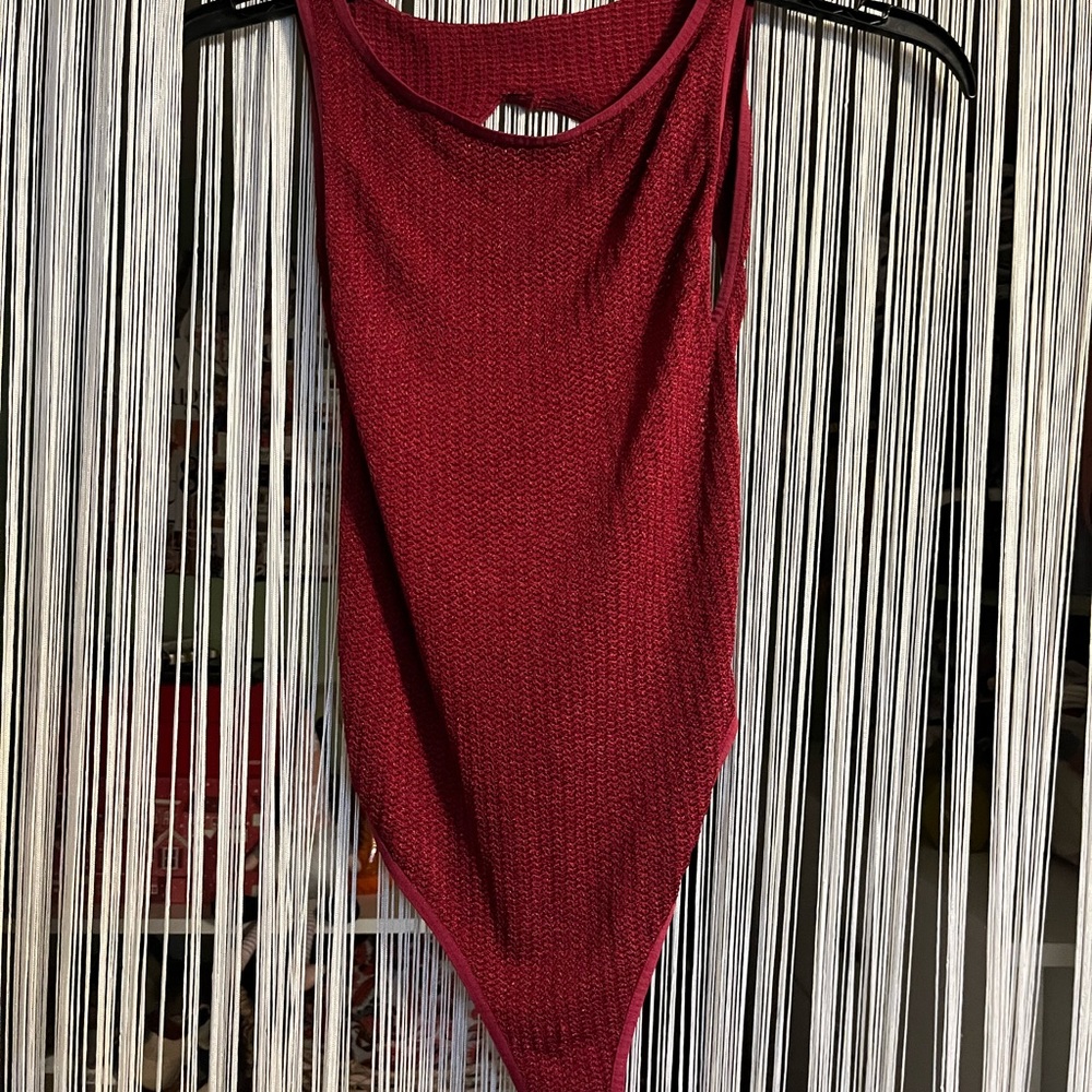 Open back razed back tank top